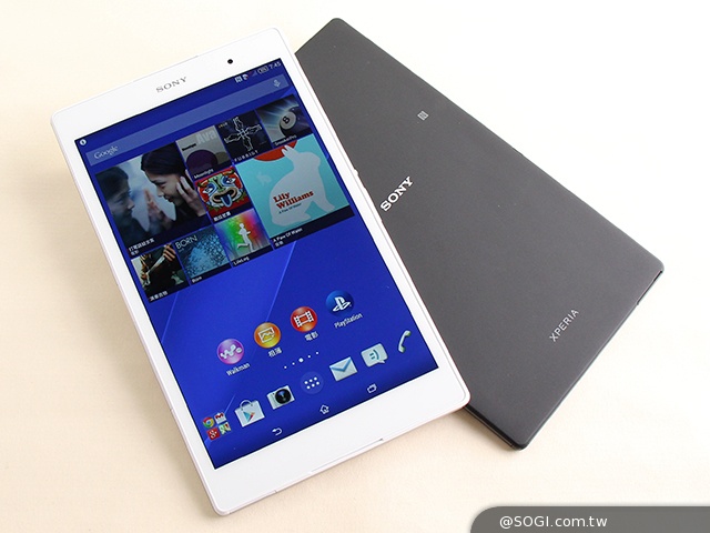 Sony Z3 Tablet Compact 最輕薄的8吋防水小平板 Sony Z3 Tablet Compact 最輕薄的8吋防水小平板