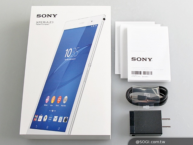 Sony Z3 Tablet Compact 最輕薄的8吋防水小平板 Sony Z3 Tablet Compact 最輕薄的8吋防水小平板