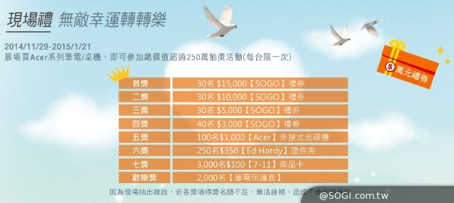 Acer全系列12款新品資訊月齊發！限時優惠公佈【103資訊月】