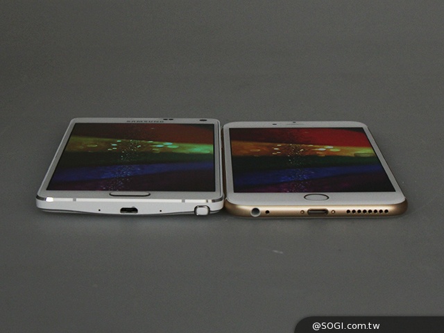 大螢幕機皇爭霸戰！三星Note 4對決iPhone 6 Plus