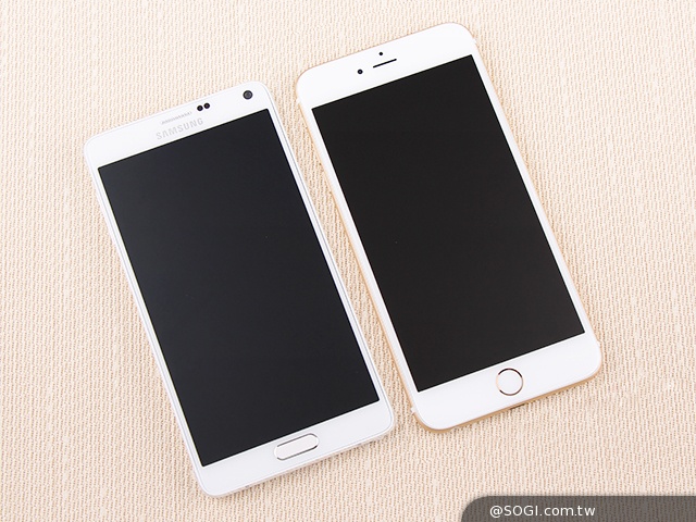 大螢幕機皇爭霸戰！三星Note 4對決iPhone 6 Plus
