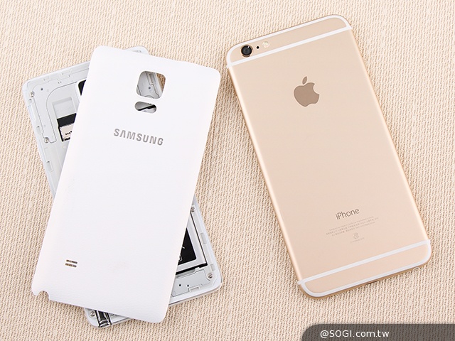 大螢幕機皇爭霸戰！三星Note 4對決iPhone 6 Plus