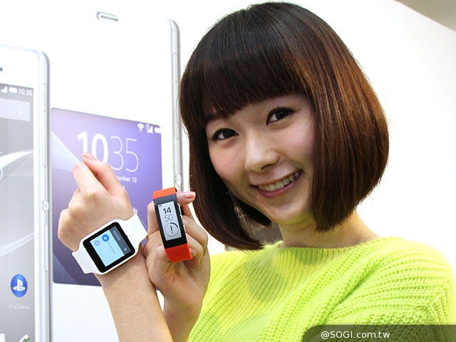 Sony智慧手環即日開賣 安卓智慧手錶台灣12月中搶首發