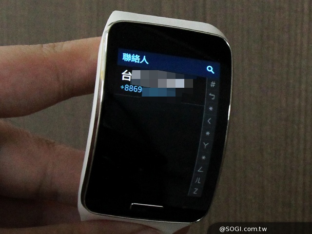 曲面螢幕+獨立通話 三星Gear S智慧手錶實測