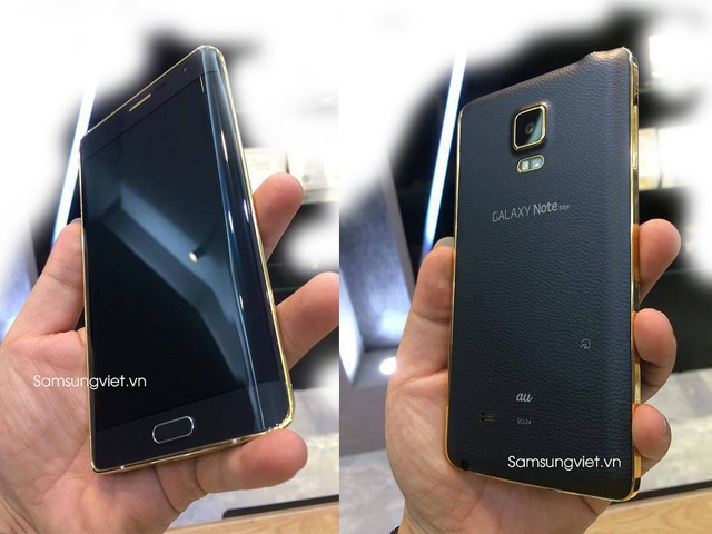 三星曲面旗艦Note Edge 越南出現「真．土豪金」版本