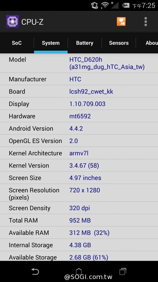 五千有找 MTK八核心雙卡機 HTC Desire 620G 五千有找 MTK八核心雙卡機 HTC Desire 620G