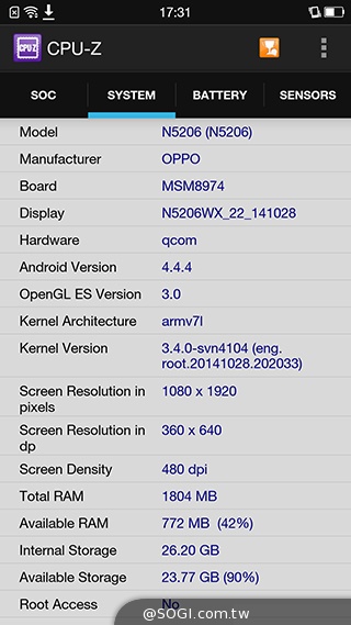 5.5吋自拍大屏手機OPPO N3 外觀、效能鑑賞
