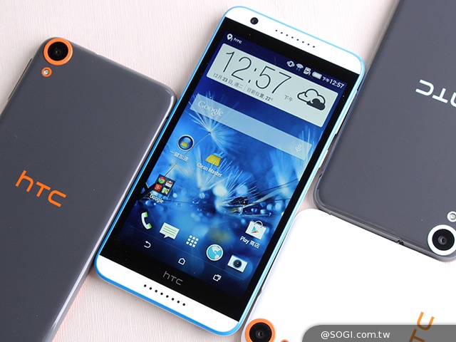 雙色拼接年輕風格 超值八核HTC Desire 820