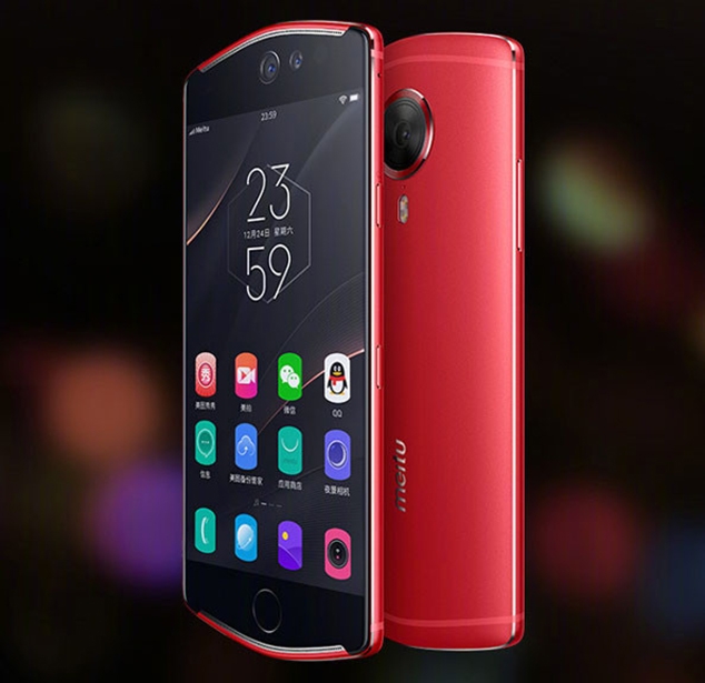 美图t8s前置双摄自拍手机 10月台湾上市