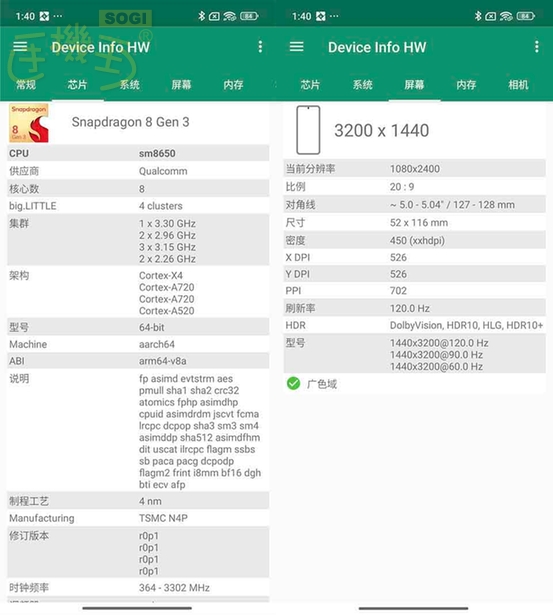 POCO F7 Pro 效能測試 - CPU / GPU