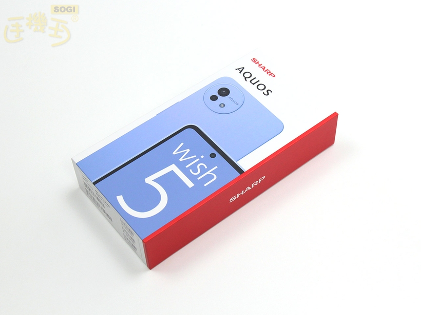 SHARP AQUOS wish5 外觀介紹 - 手機盒裝