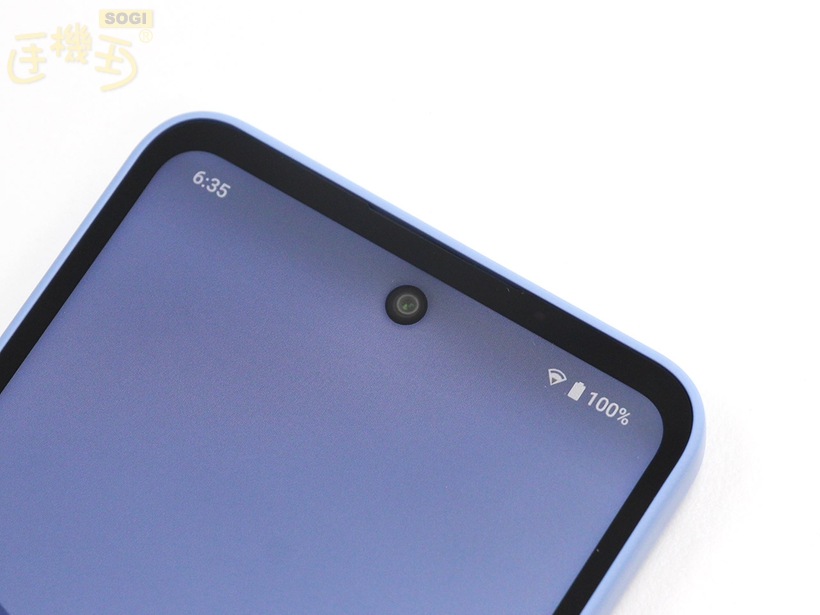 SHARP AQUOS wish5 外觀介紹 - 前鏡頭