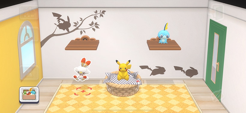 Pokémon Friends 遊戲特色與玩法 - 布偶房操作介面