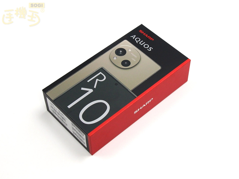 SHARP AQUOS R10 外觀介紹 - 手機盒裝