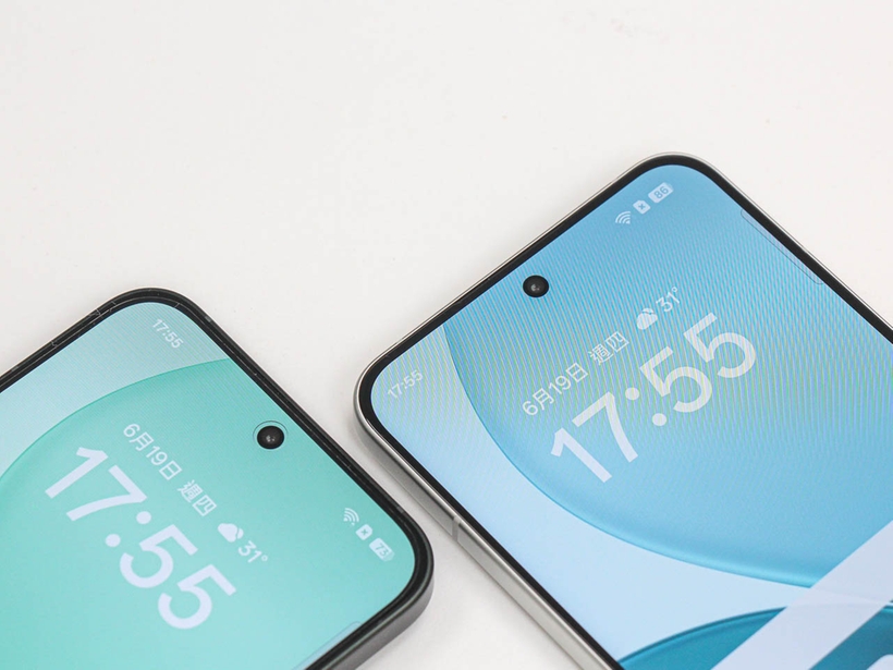 OPPO Reno14 系列外觀介紹 - 前鏡頭
