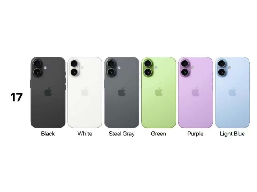 iPhone 17 系列顏色與款式差異化 - iPhone 17