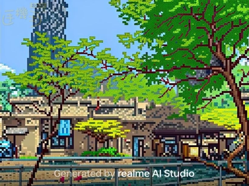 realme GT 7 攝錄體驗 - 像素化