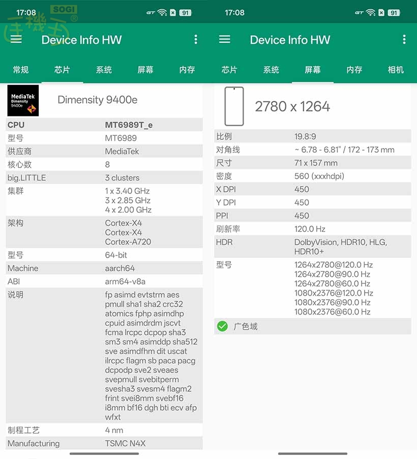 realme GT 7 效能測試 - CPU / GPU