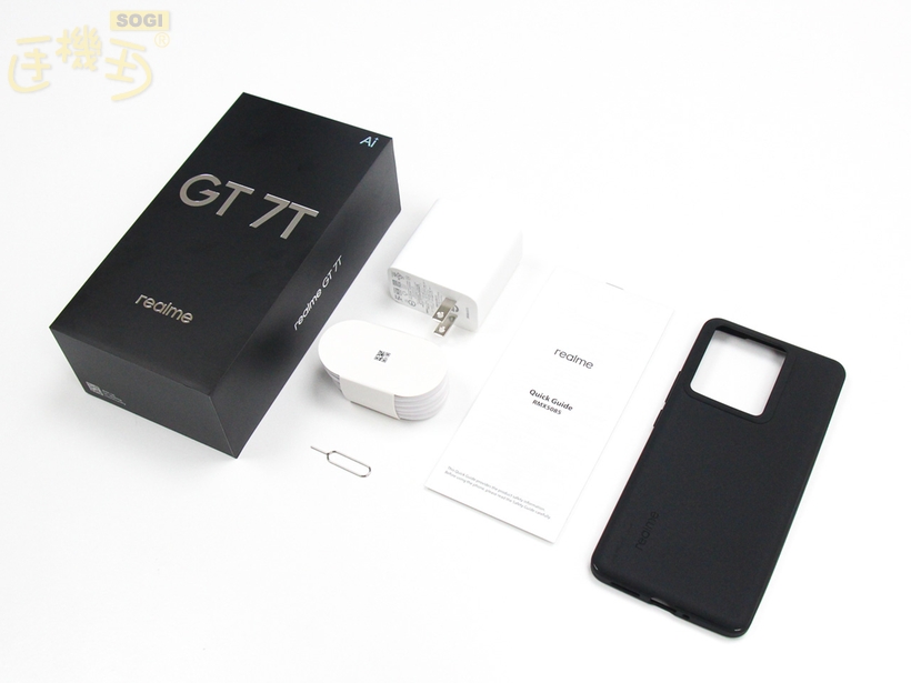 realme GT 7T 外觀介紹 - 盒裝配件