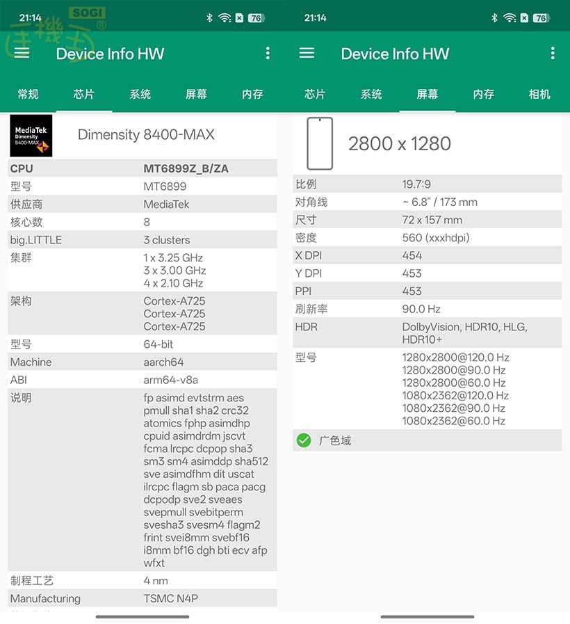realme GT 7T 效能測試 - CPU / GPU