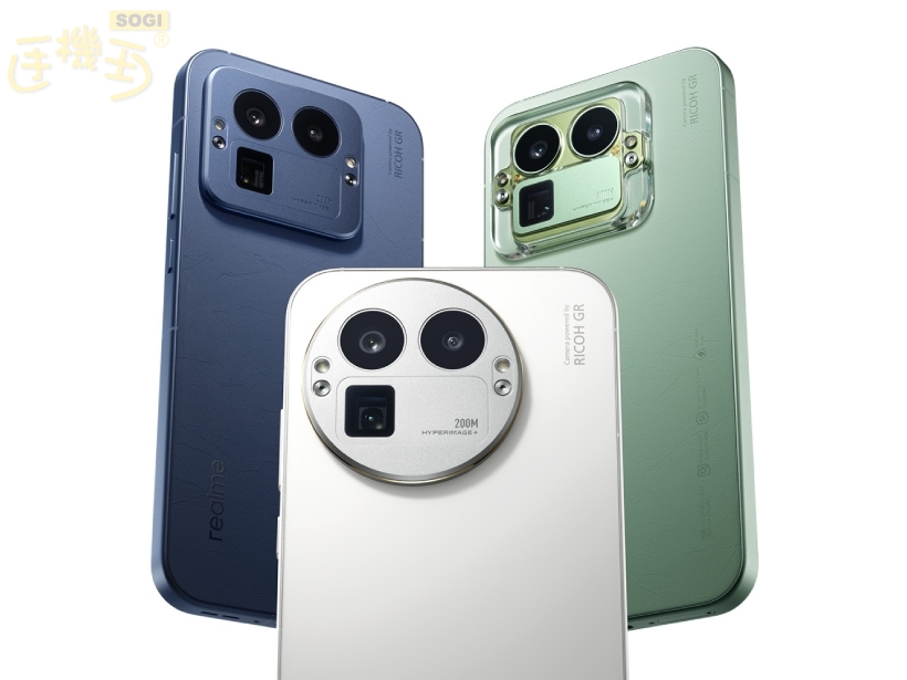 realme GT8 Pro機械拼接設計相機公布！3種配色機身亮相