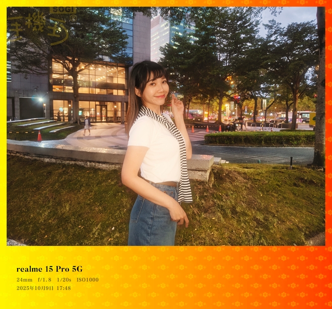 realme 15 5G 系列攝錄體驗 - 派對浮水印-橘