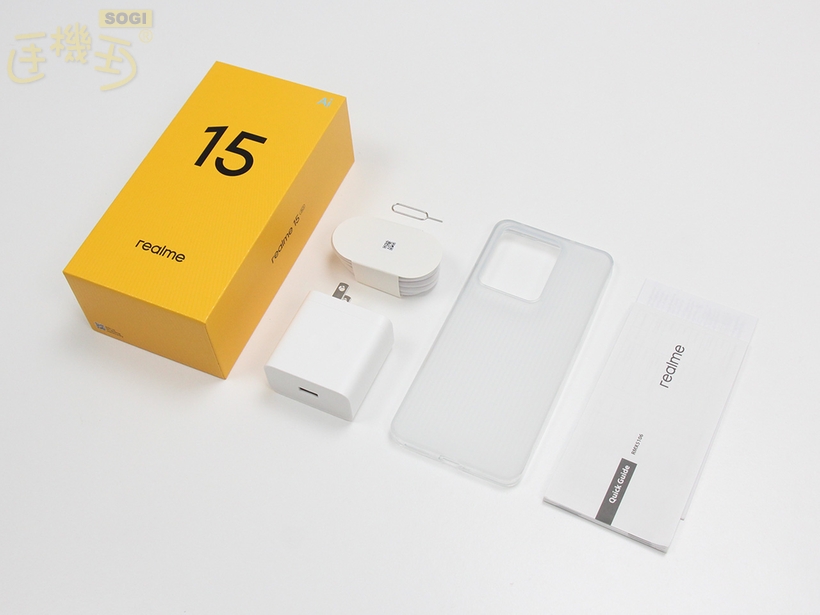 realme 15 5G 系列重點規格 - 盒裝配件