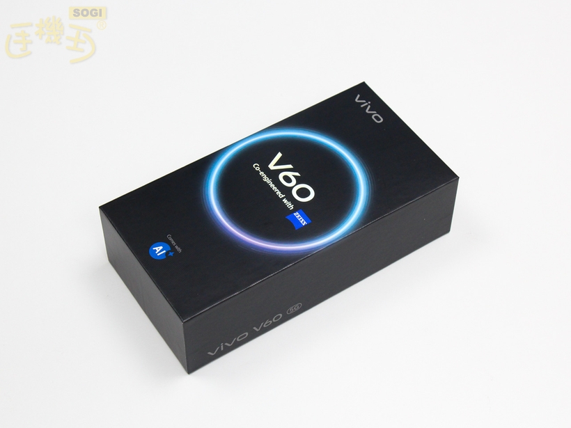 vivo V60 重點規格 - 手機盒裝