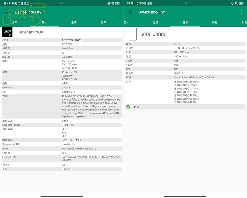 Xiaomi Pad Mini 效能測試 - CPU / GPU