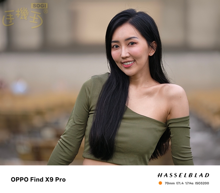 OPPO Find X9 Pro 攝錄體驗 - 人像效果 (f1.4)