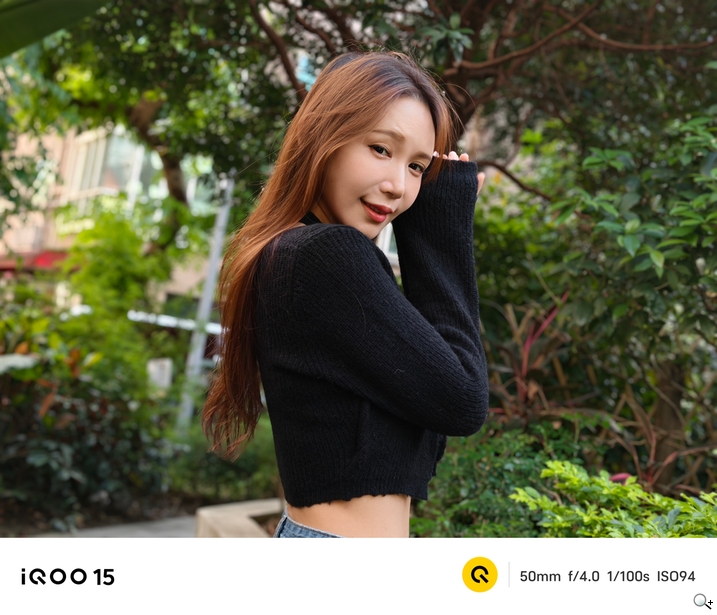 iQOO 15 相機測試 - 人像虛化-自然