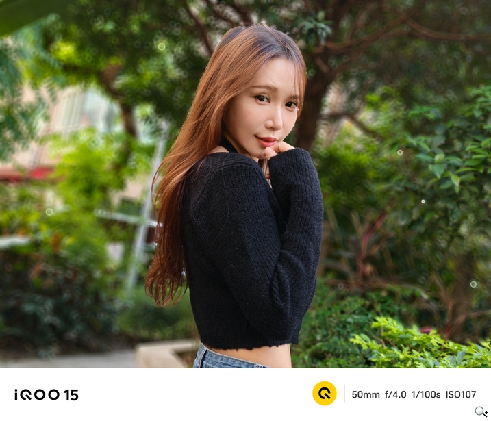 iQOO 15 相機測試 - 人像虛化-泡泡