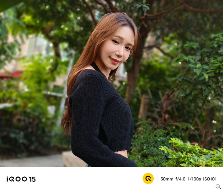 iQOO 15 相機測試 - 人像虛化-旋焦