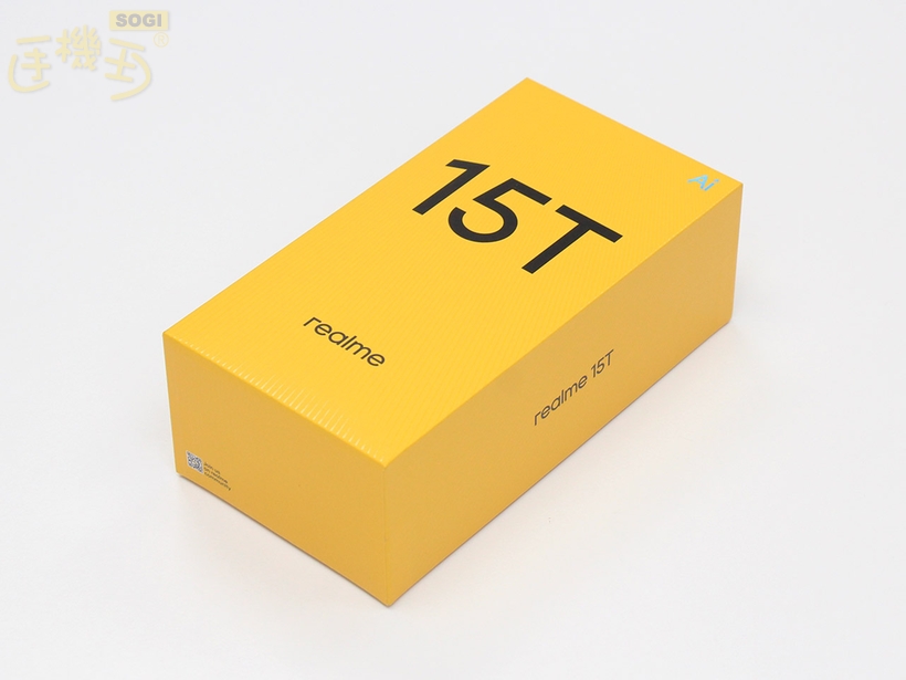 realme 15T 外觀介紹 - 手機盒裝