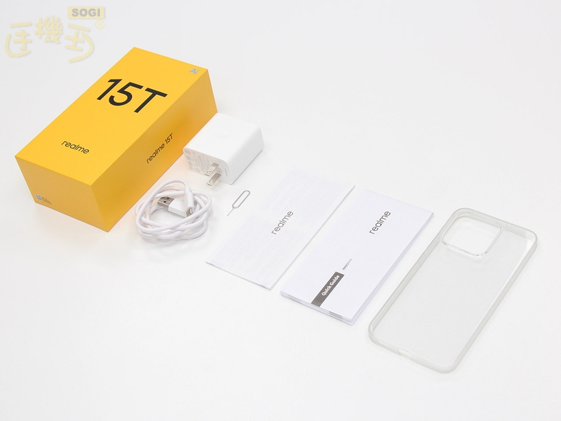 realme 15T 外觀介紹 - 盒裝配件