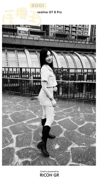 realme GT 8 Pro 攝錄體驗 - 高對比度黑白