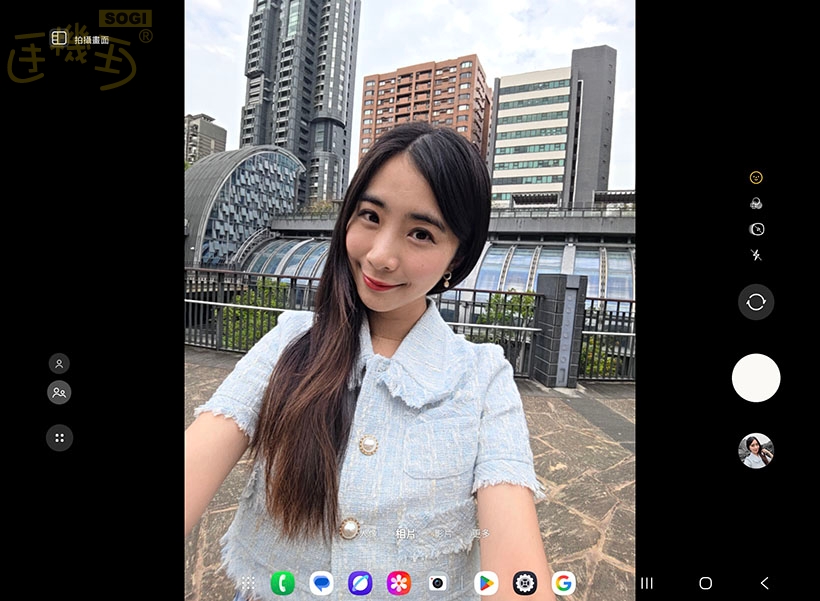 三星 Galaxy Z TriFold 攝錄體驗 - 內頁螢幕相機 UI