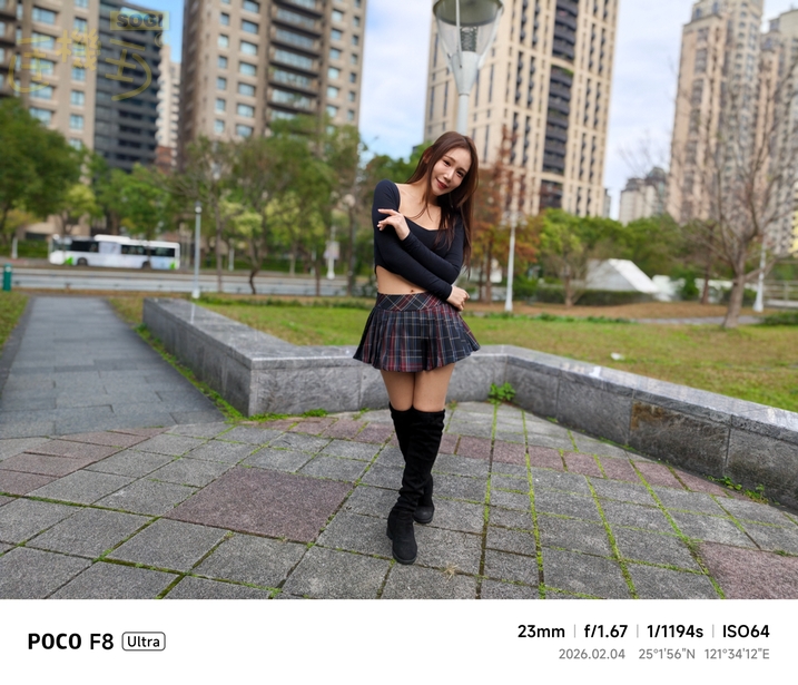 POCO F8 Ultra 攝錄體驗 - 人像效果 (f0.95)