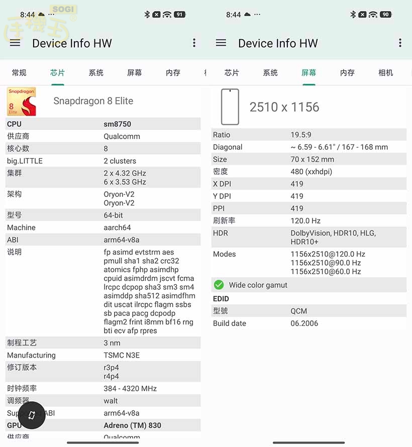 POCO F8 Pro 效能測試 - CPU / GPU