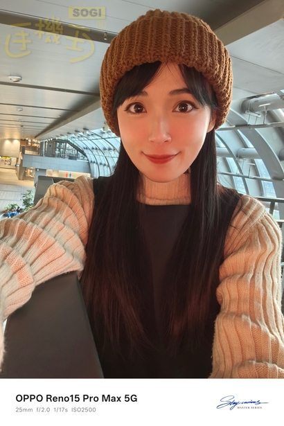 OPPO Reno15 Pro 系列攝錄體驗 - 螢幕補光（橘）