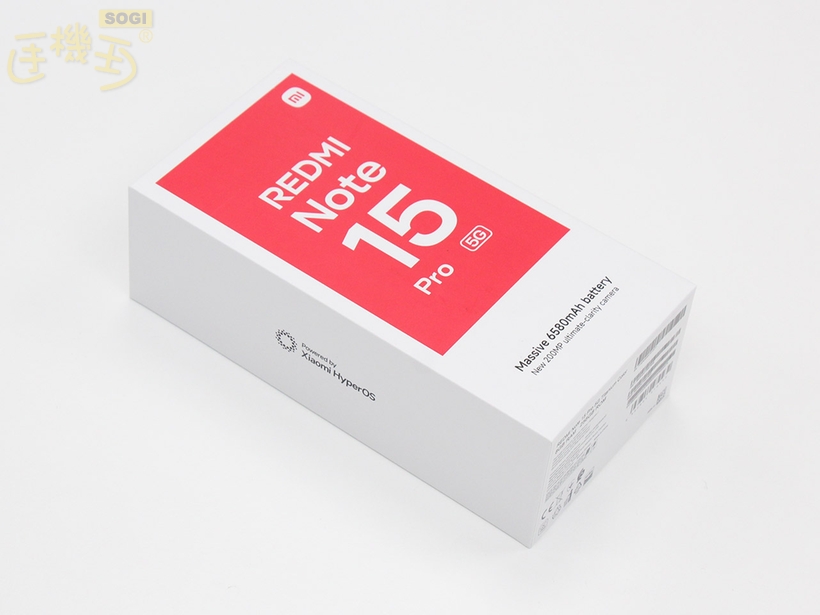REDMI Note 15 Pro 5G 外觀介紹 - 手機盒裝
