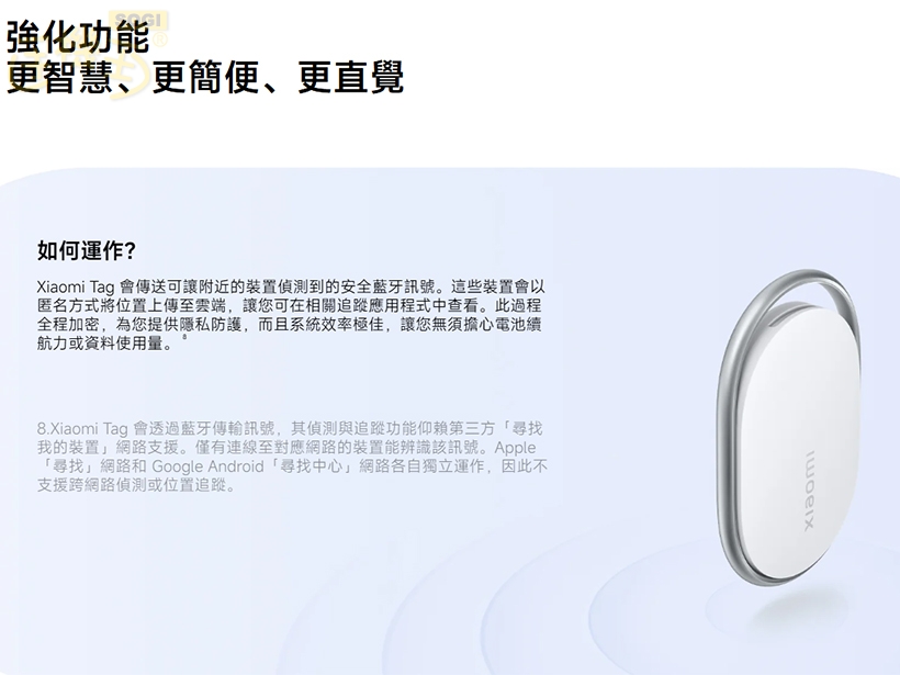 不用4百元!小米藍牙追蹤器Xiaomi Tag台灣開賣- SOGI 手機王