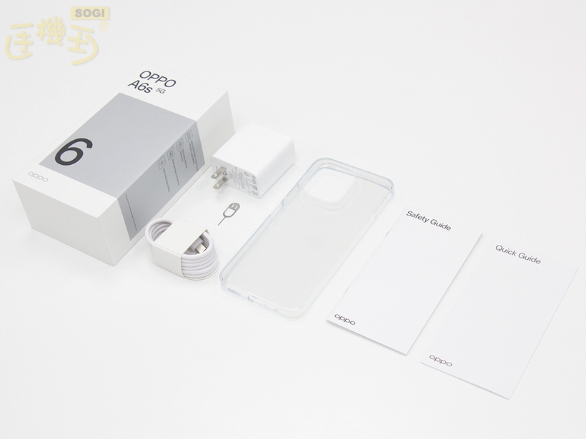 OPPO A6s 5G 外觀介紹 - 盒裝配件