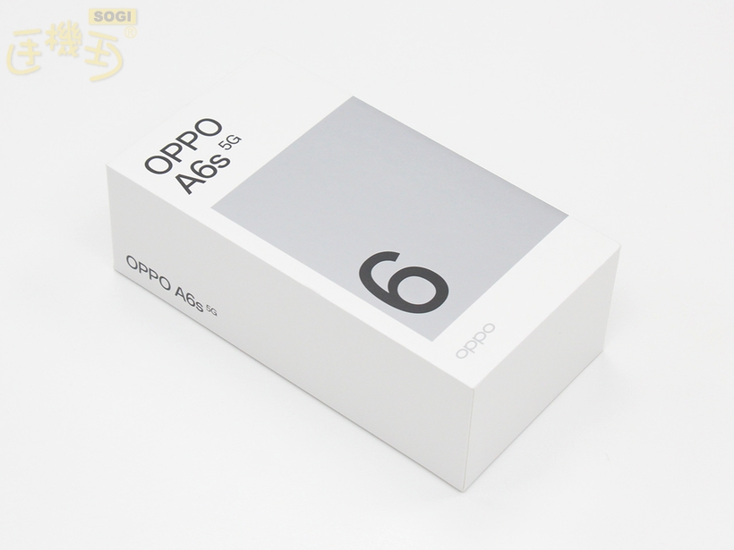 OPPO A6s 5G 外觀介紹 - 手機盒裝