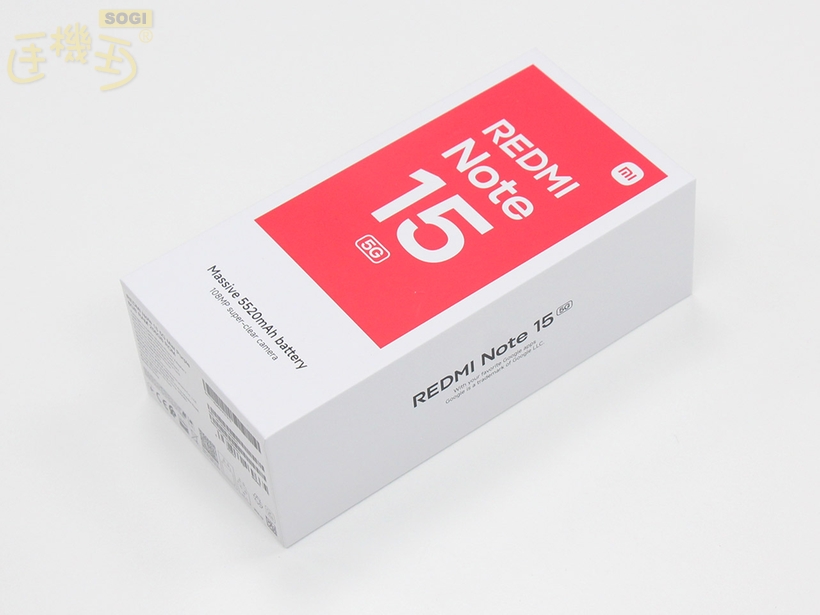 紅米 Note 15 5G 外觀開箱 - 手機盒裝