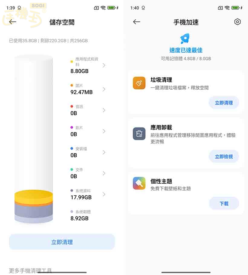 紅米 Note 15 5G 效能跑分 - ROM / RAM