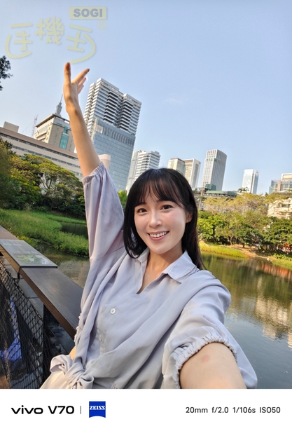 vivo V70 相機體驗 - 0.8X 自拍