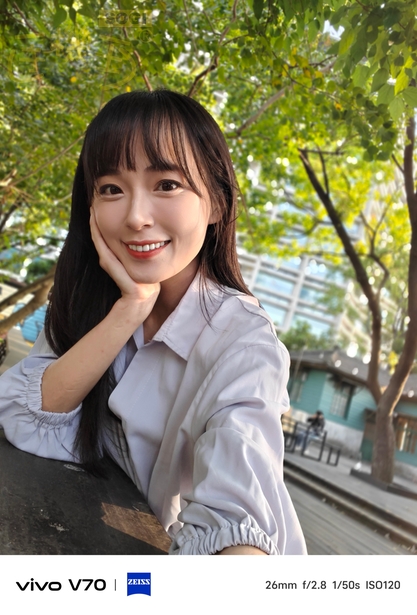 vivo V70 相機體驗 - Distagon 人像光斑
