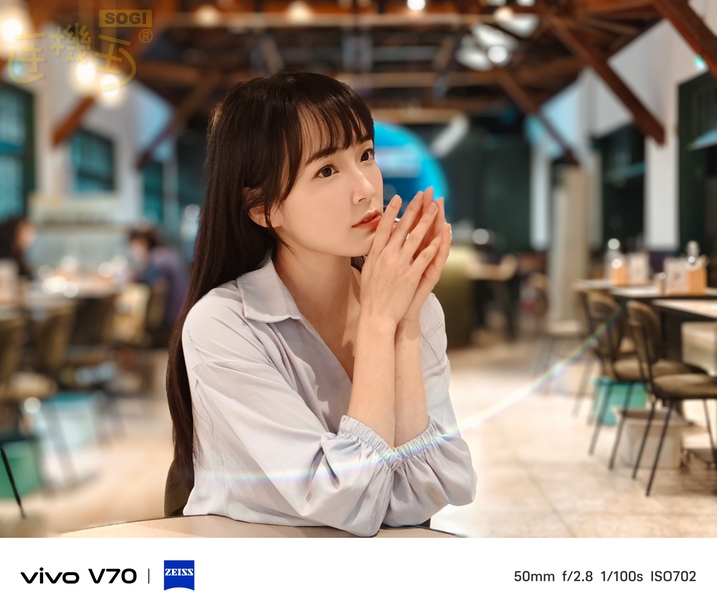 vivo V70 相機體驗 - Cine-flare 人像光斑