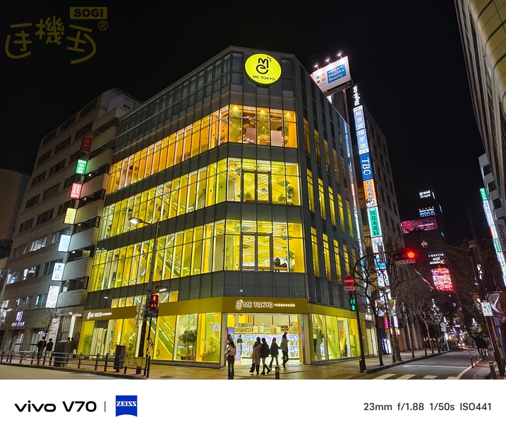 vivo V70 相機體驗 - 夜拍-大樓